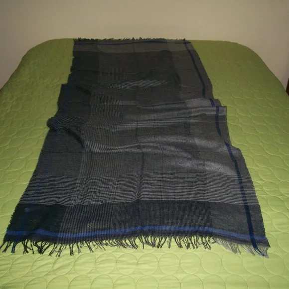 Alex Begg x Co Grey Cashmer Stole/ Shawl/Scarf